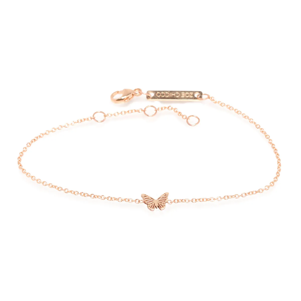 14k Itty Bitty Butterfly Bracelet