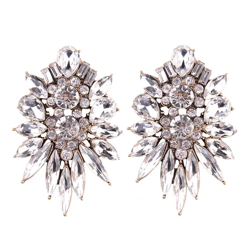 Best lady 2017 New Fashion Statement Jewelry Big Stud Earrings for Women Wedding Bohemian Female Hot Sale Boho Earring Wholesale
