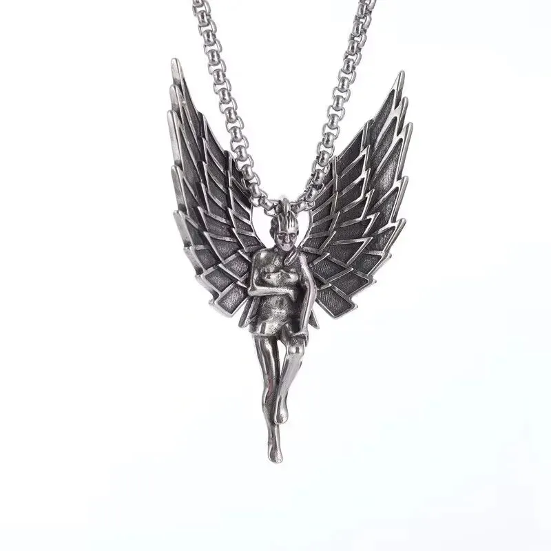 Classic Vintage Ancient Egyptian Ankh Cross Cleopatra Pendant Necklace for Men Women Trending Prayer Amulet Jewelry Gift
