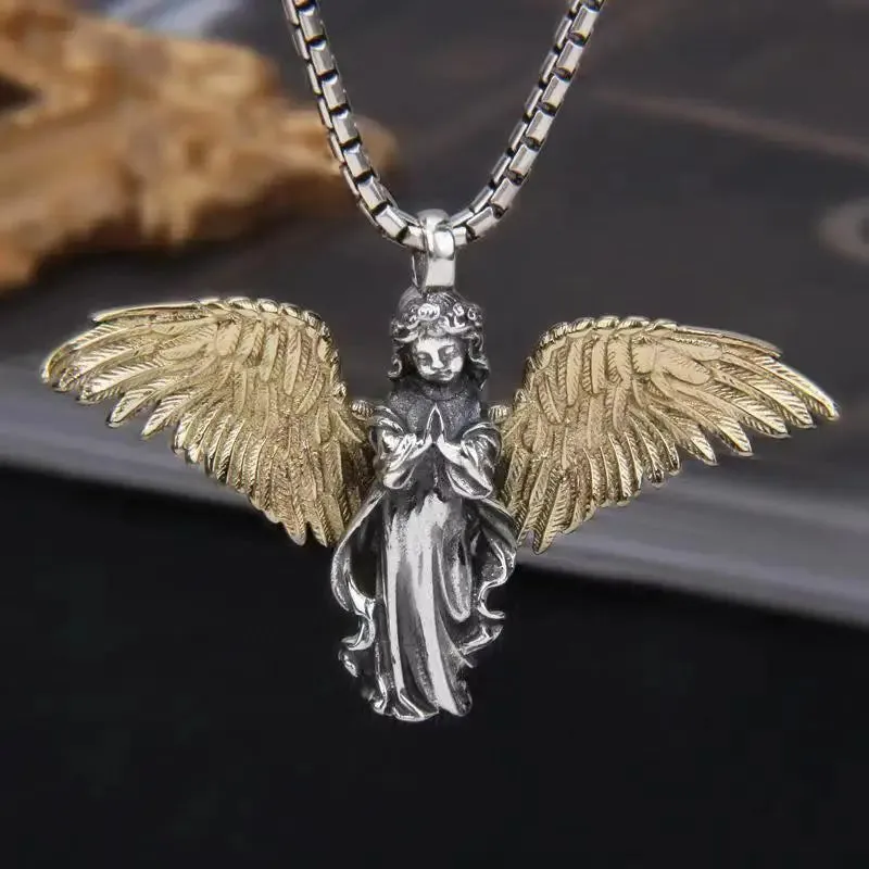 Classic Vintage Ancient Egyptian Ankh Cross Cleopatra Pendant Necklace for Men Women Trending Prayer Amulet Jewelry Gift