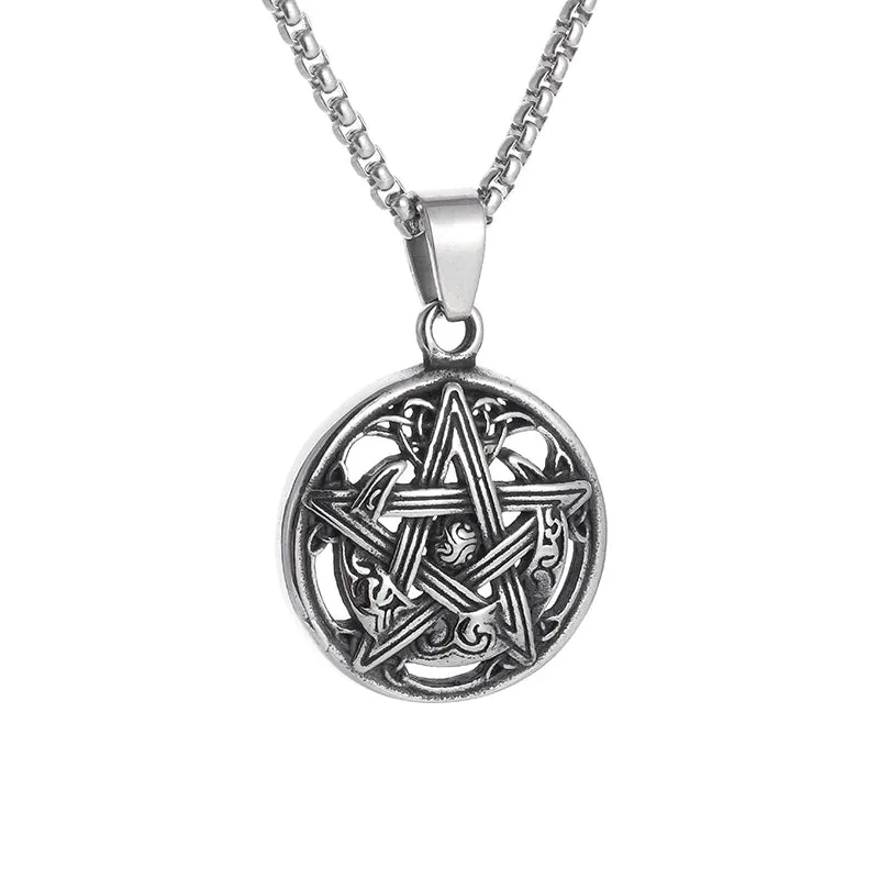 Classic Vintage Ancient Egyptian Ankh Cross Cleopatra Pendant Necklace for Men Women Trending Prayer Amulet Jewelry Gift