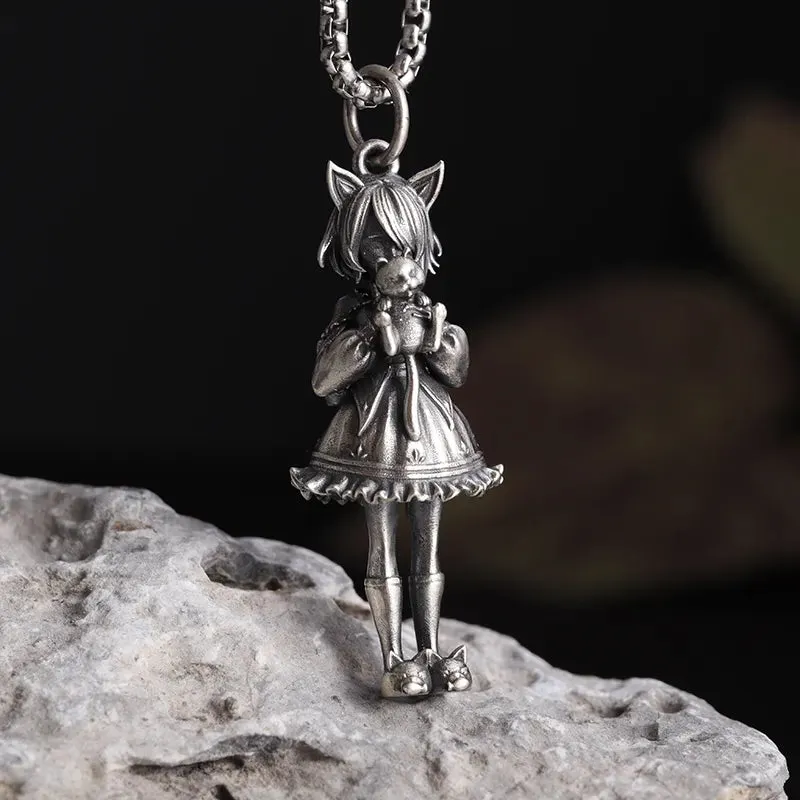 Classic Vintage Ancient Egyptian Ankh Cross Cleopatra Pendant Necklace for Men Women Trending Prayer Amulet Jewelry Gift