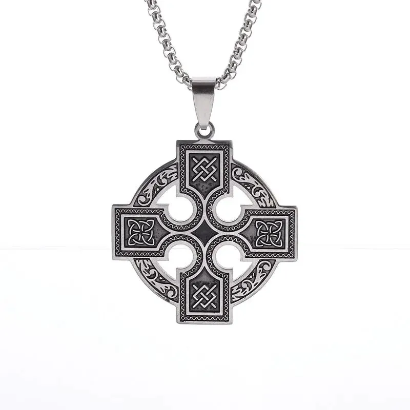 Classic Vintage Ancient Egyptian Ankh Cross Cleopatra Pendant Necklace for Men Women Trending Prayer Amulet Jewelry Gift