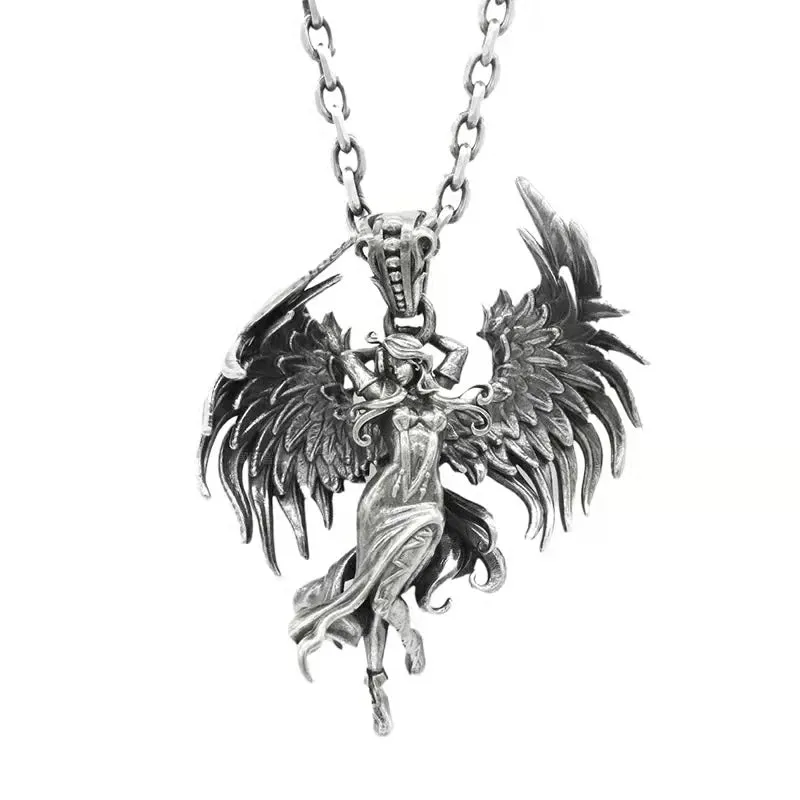 Classic Vintage Ancient Egyptian Ankh Cross Cleopatra Pendant Necklace for Men Women Trending Prayer Amulet Jewelry Gift