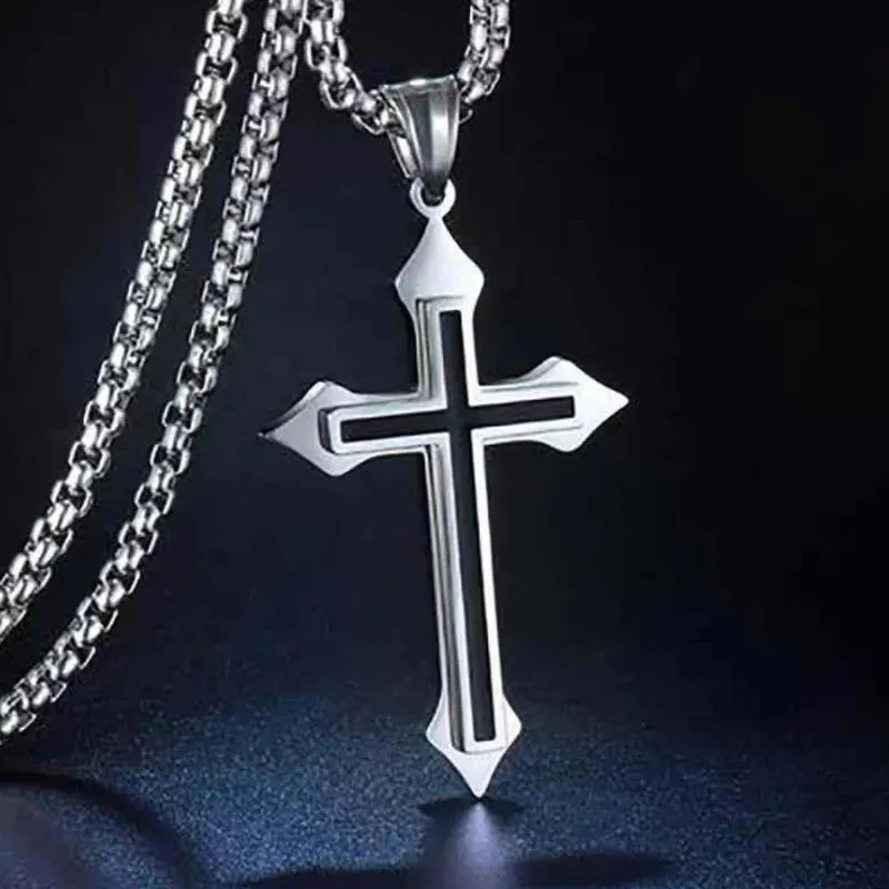 Classic Vintage Ancient Egyptian Ankh Cross Cleopatra Pendant Necklace for Men Women Trending Prayer Amulet Jewelry Gift