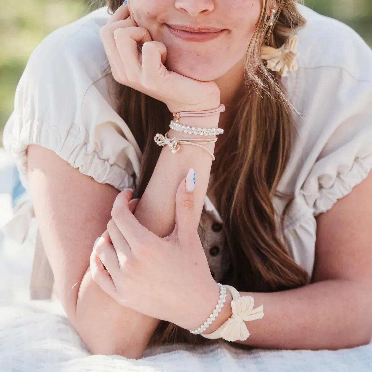 K'Lani Grace Hair Tie   Bracelet
