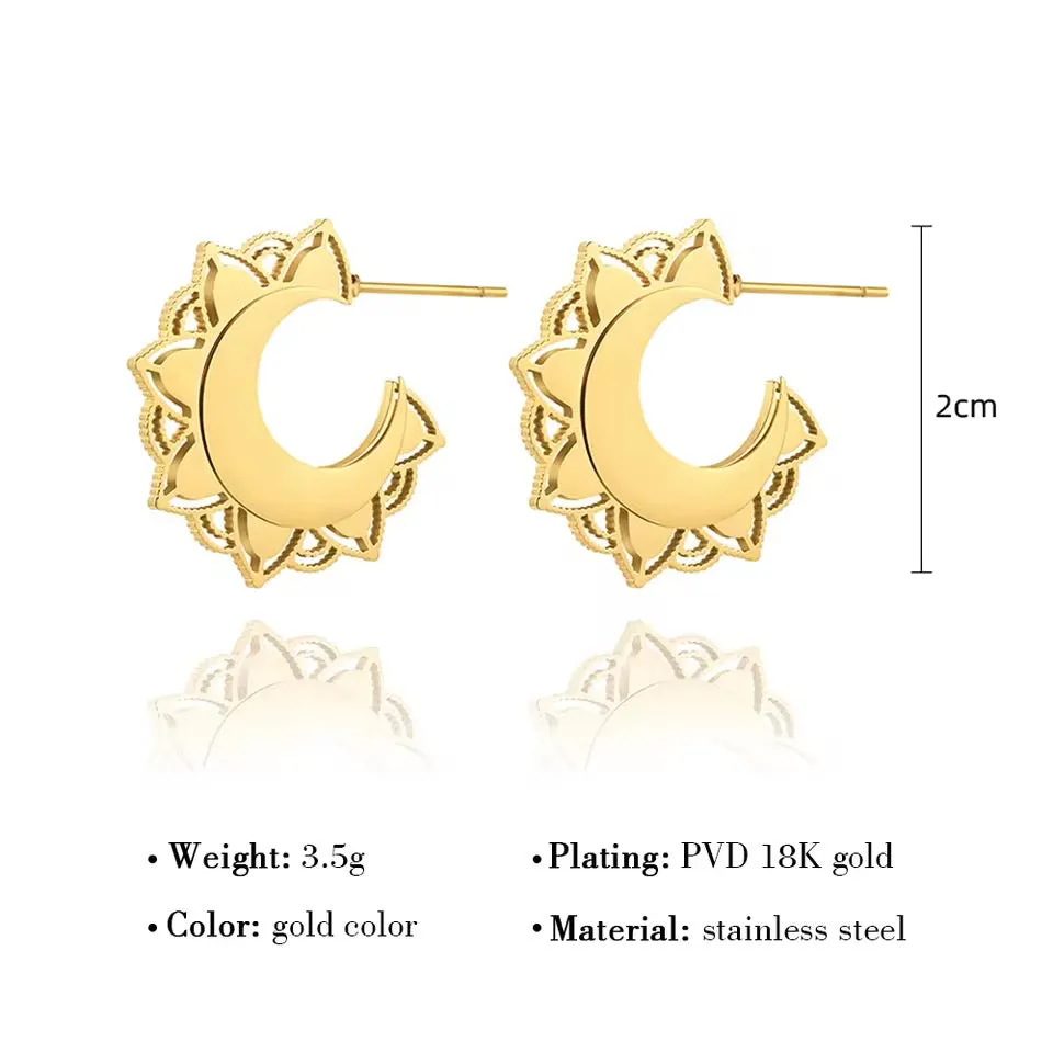 Minimalist Prisma Curves Earrings
