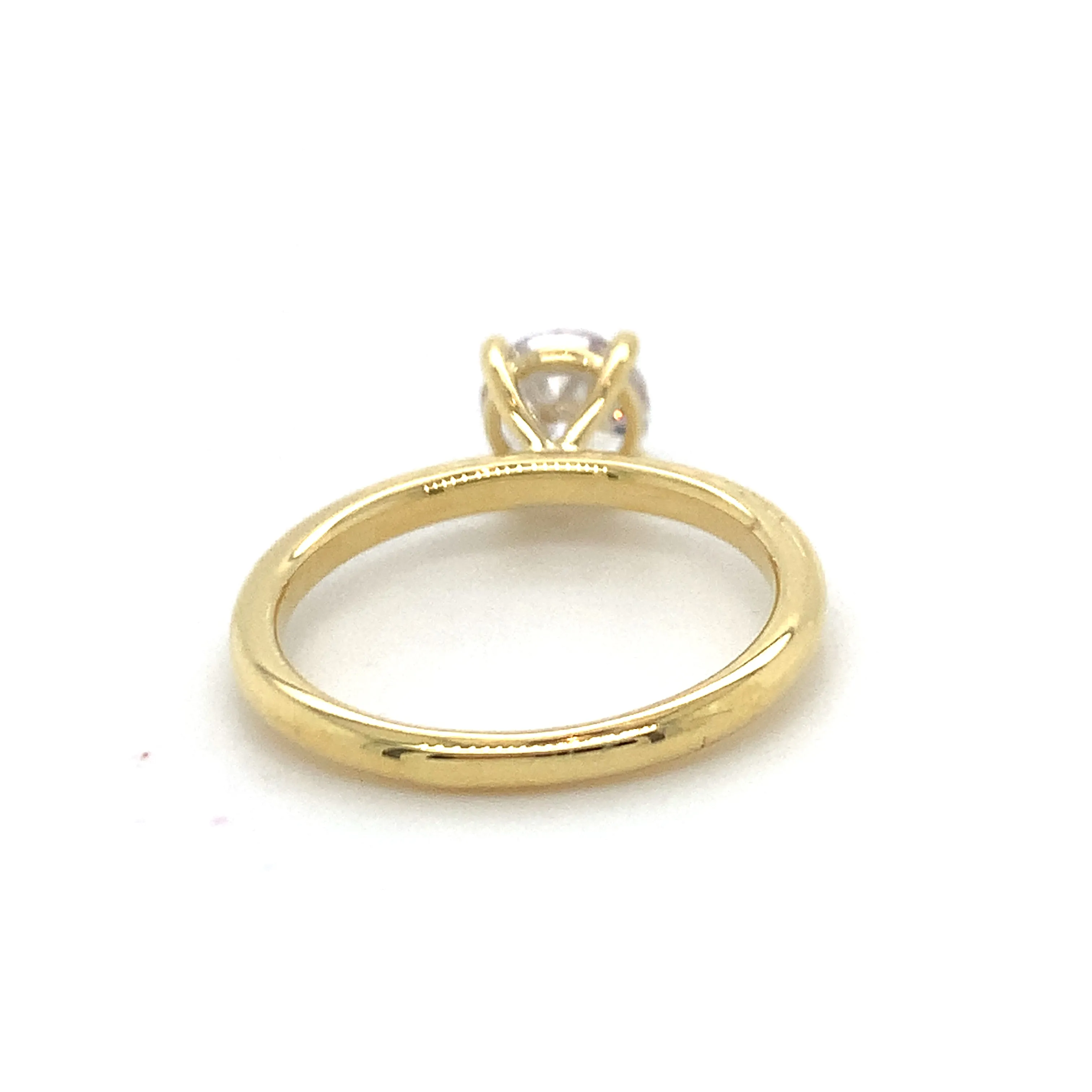 Minnie CZ Yellow Gold Ring