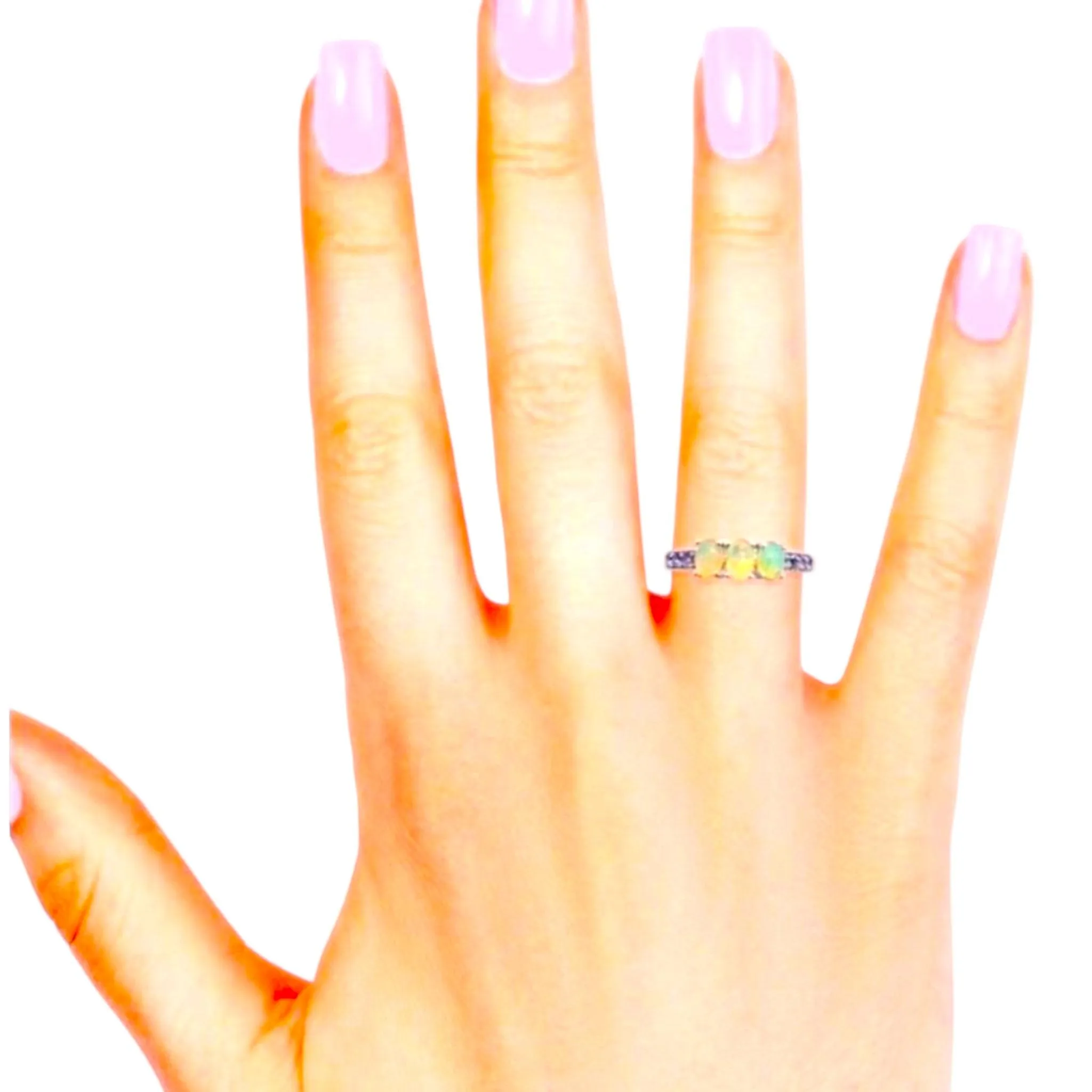 Trinity Gemstone Ring
